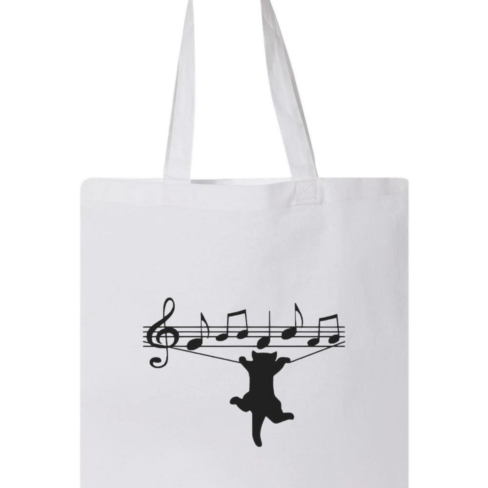 Cute Cat Lover Music Notes Music Lover Design